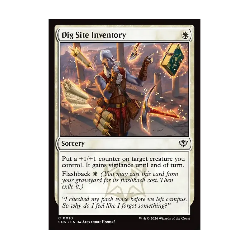 Dig Site Inventory - Secrets of Strixhaven (Near Mint)