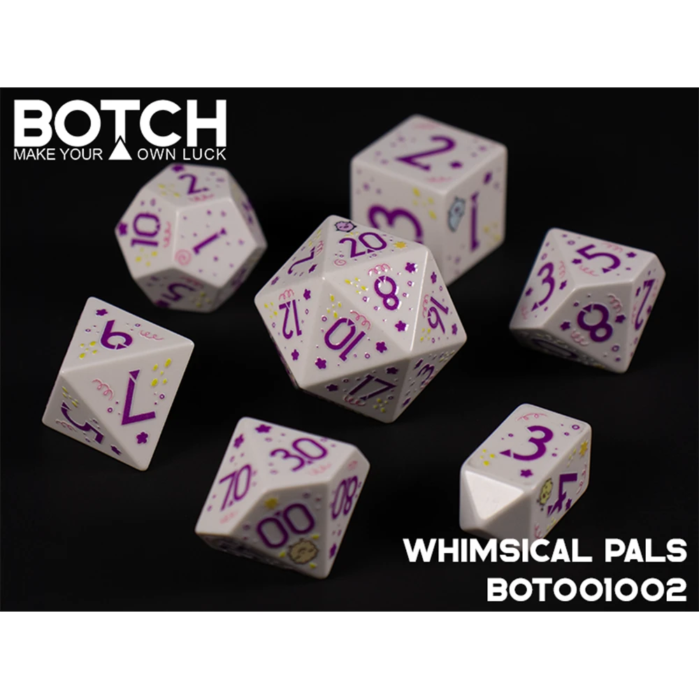 Botch Dice Set: Whimsical Pals (7) (Preorder)