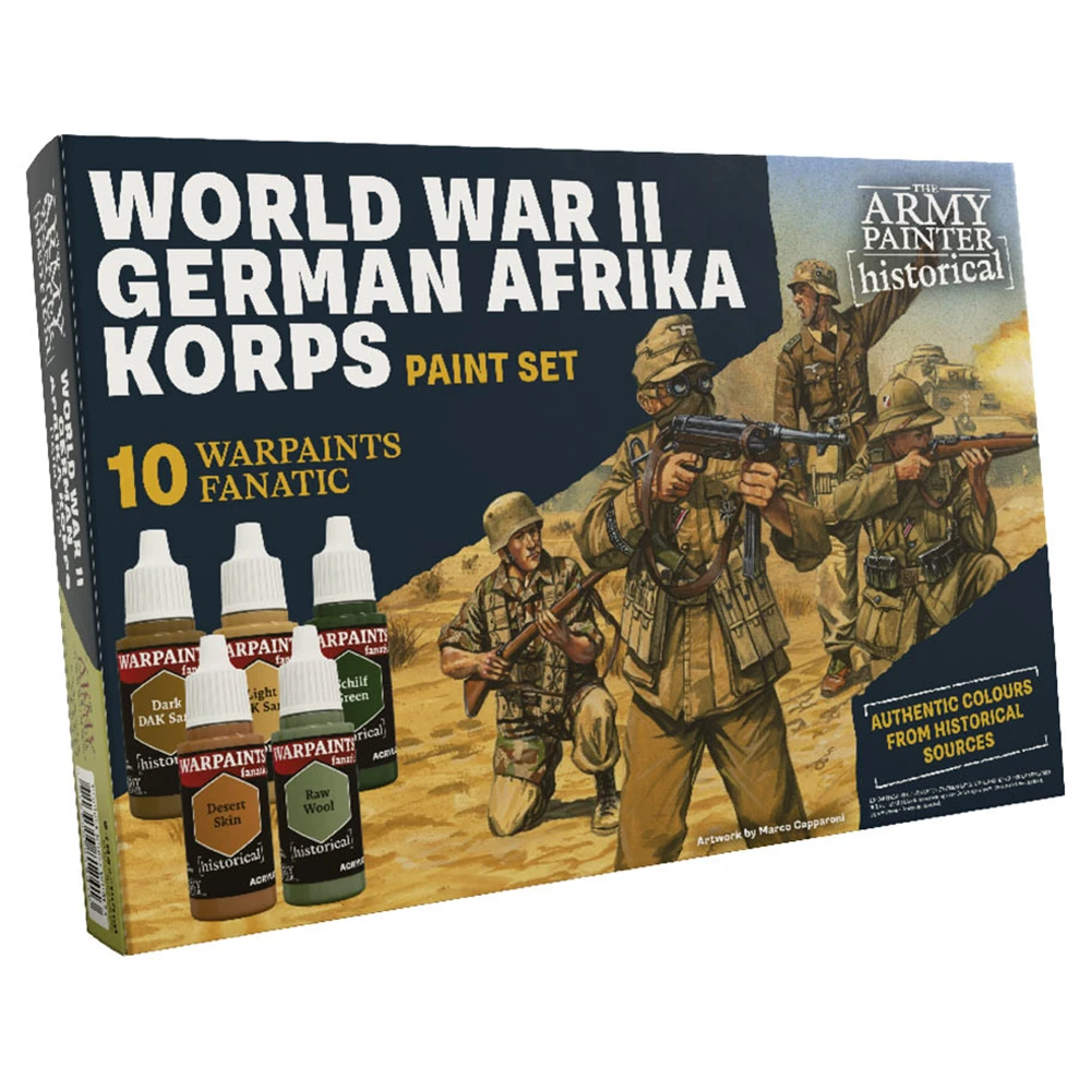 Warpaints: Historical WWII - German Afrika Korps Paint Set (10) (Preorder)
