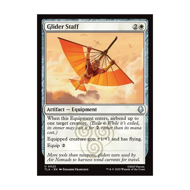 Glider Staff - Avatar: The Last Airbender (Near Mint)