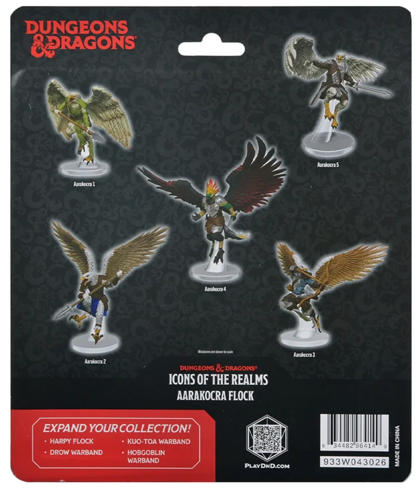 D&D Icons of the Realms: Aarakocra Flock (Preorder)