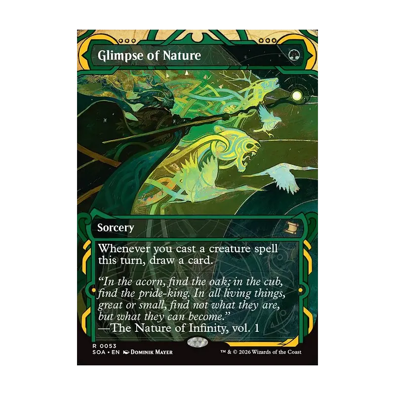 Glimpse of Nature - Secrets of Strixhaven Mystical Archive (Near Mint)