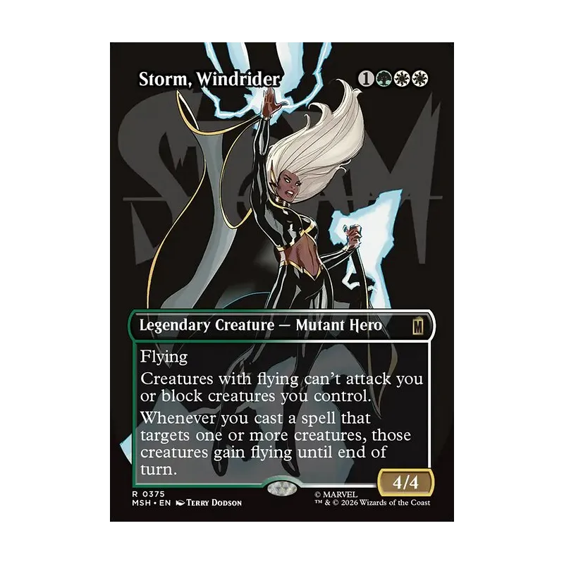 marvel storm mtg card Magic the Gathering - Secret Lair x - copy it for each spell cast before it this turn MTG Marvel's Storm Secret Lair