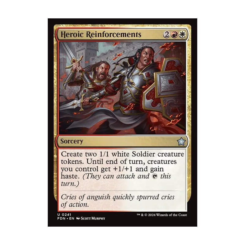 Heroic Reinforcements - Foundations (Near Mint)