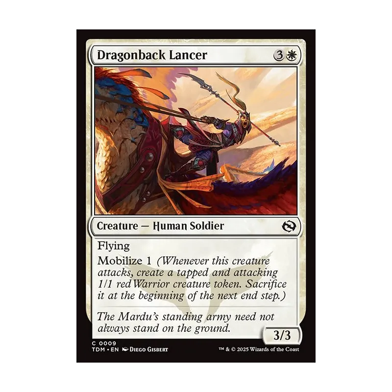 Dragonback Lancer - Tarkir: Dragonstorm (Near Mint)