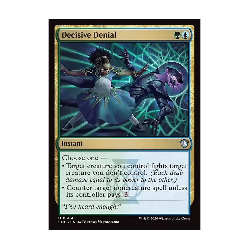Decisive Denial - Secrets of Strixhaven Commander (Near Mint)