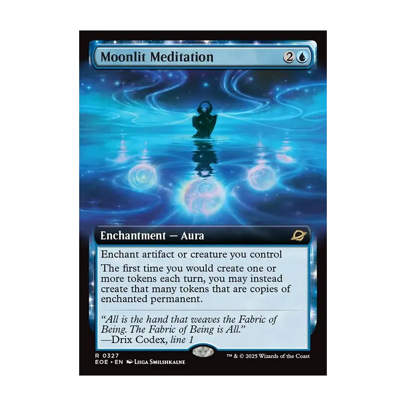 Moonlit Meditation (Extended Art) - Edge of Eternities (Near Mint)
