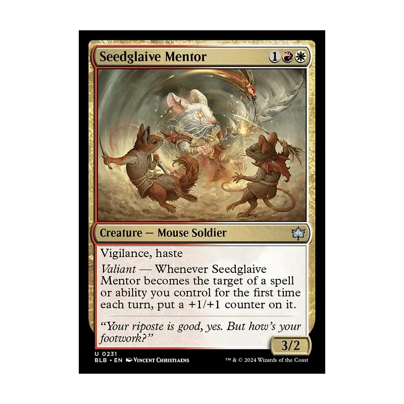 Seedglaive Mentor - Bloomburrow (Near Mint)