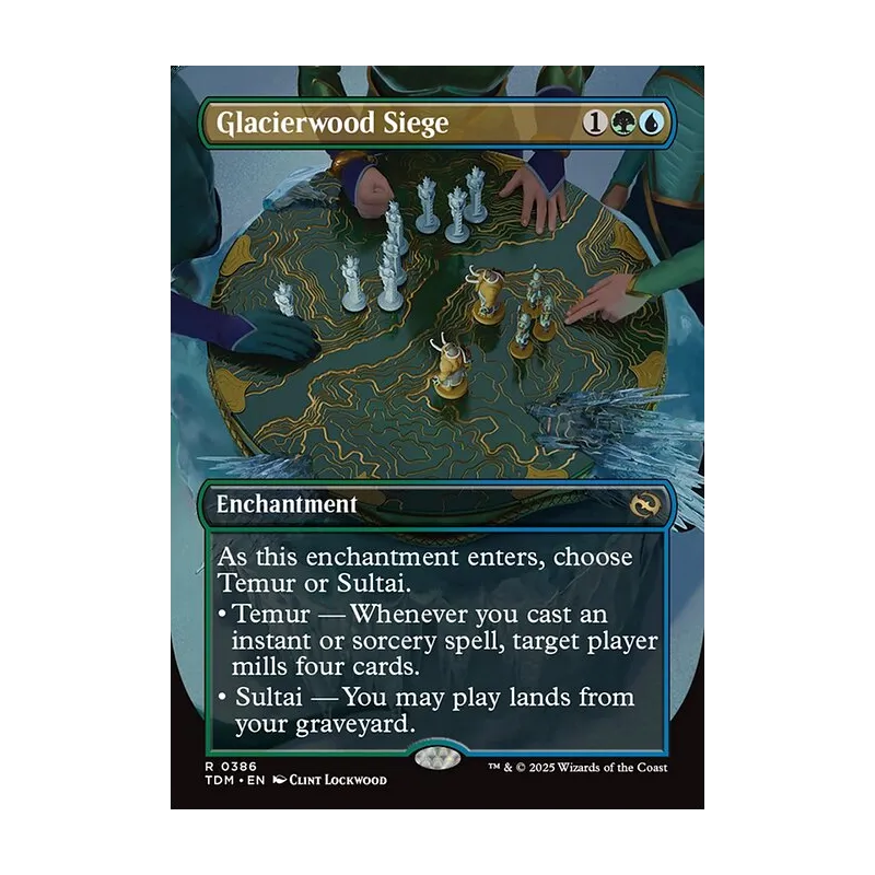 Glacierwood Siege (Borderless) - Tarkir: Dragonstorm (Near Mint)
