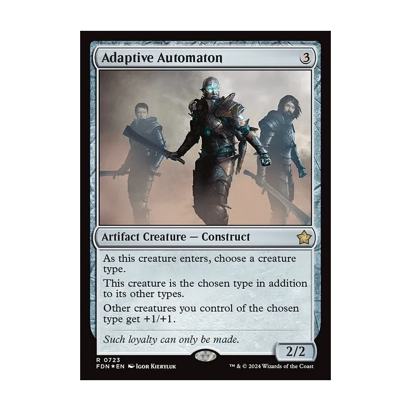Adaptive Automaton - Foundations (Foil Near Mint)