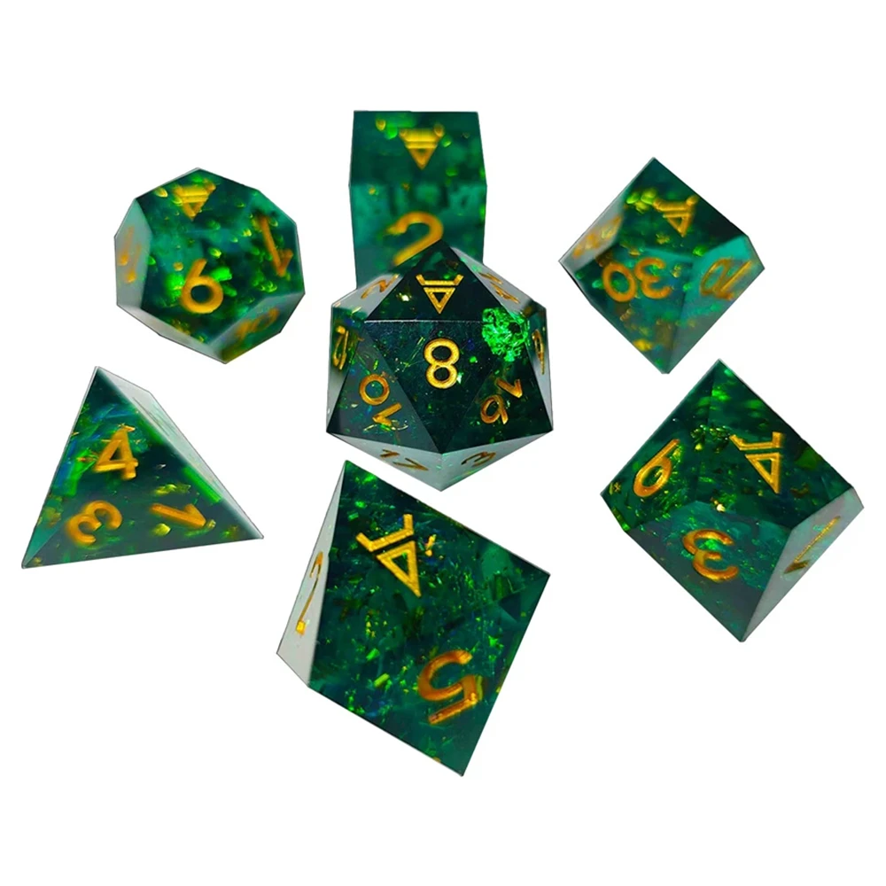 Legend in the Mist: ZAMANORA: Forest Warden Dice Set (7) (Preorder)