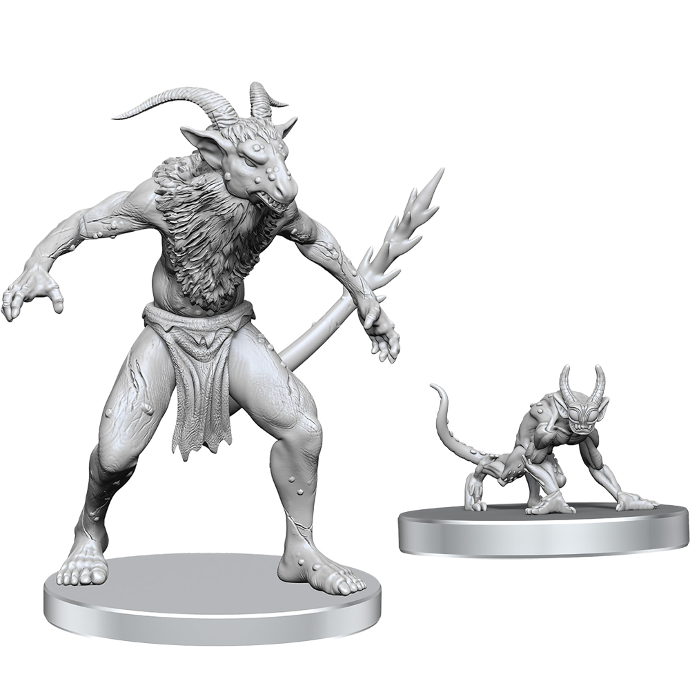 D&D Nolzur's Marvelous Unpainted Minis: W28 Bulezau & Quasit (Preorder)