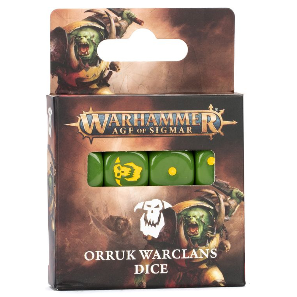 Warhammer Age of Sigmar: Orruk Warclans Dice (16) (Last Chance) Warhammer Age of Sigmar: Orruk Warclans Dice (16) (Last Chance)