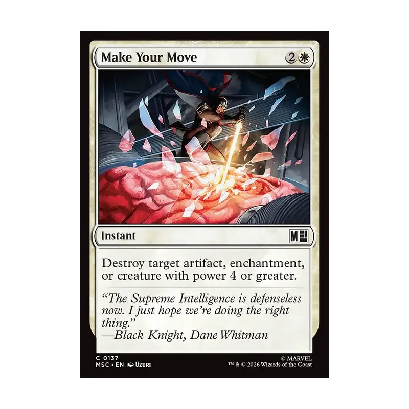 Make Your Move (Surge Foil) - Marvel Super Heroes Commander (Foil Near Mint)