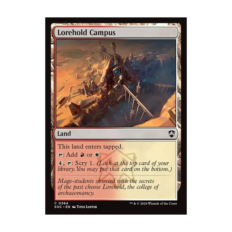 Lorehold Campus - Secrets of Strixhaven Commander (Near Mint)