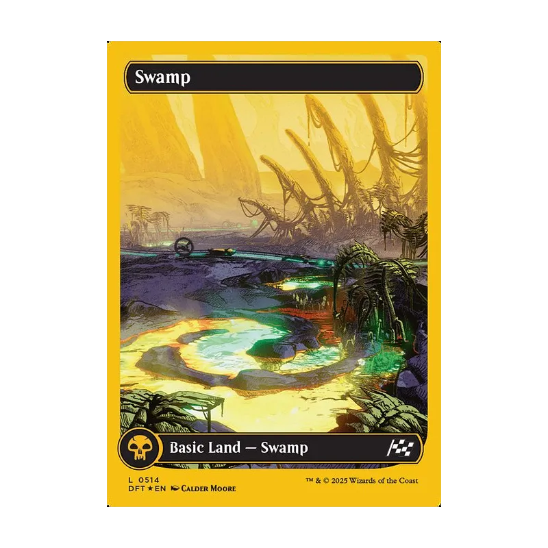 Swamp (0514) (First-Place Foil) - Aetherdrift (Foil Near Mint)