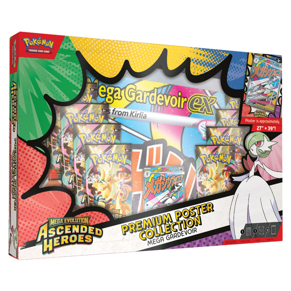 Pokemon TCG: Ascended Heroes - Premium Poster Collection - Mega Gardevoir ex (Preorder)
