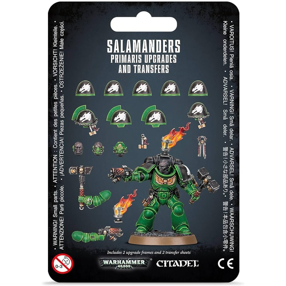 Warhammer 40K: Salamanders - Primaris Upgrades & Transfers (Preorder)
