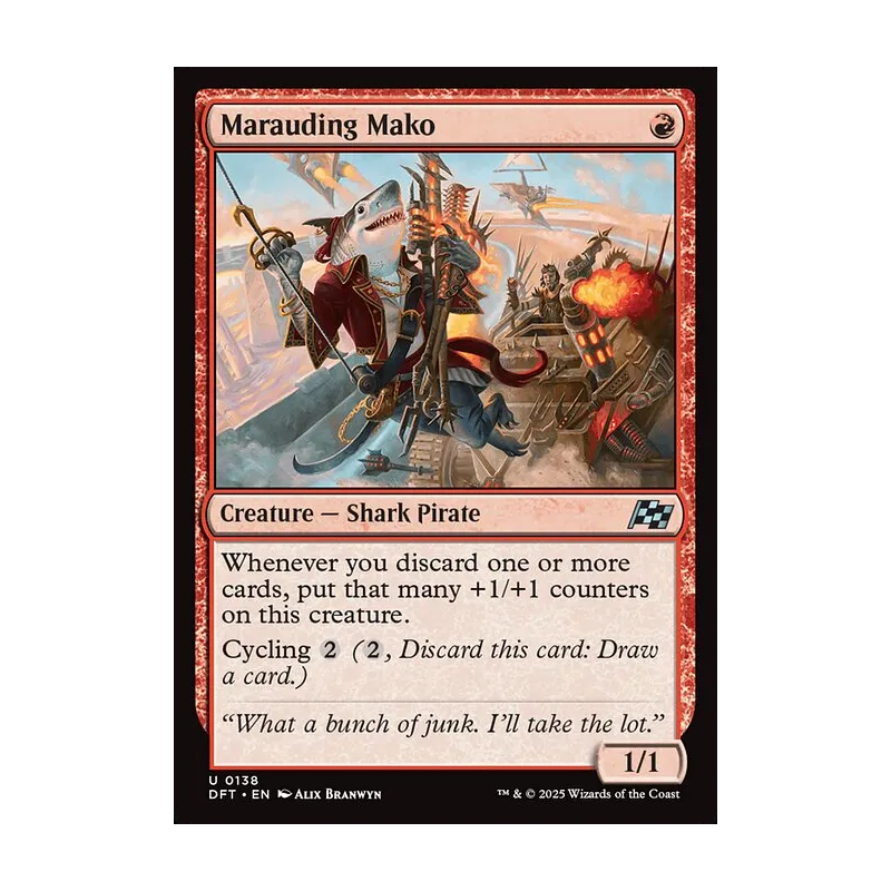 Marauding Mako - Aetherdrift (Foil Near Mint)