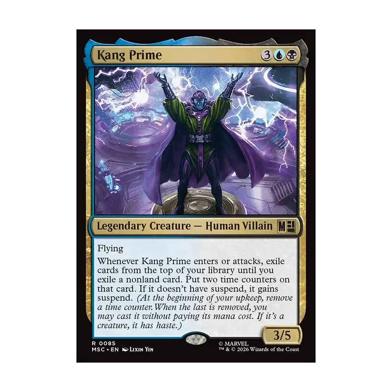 mtg prime number card Magic The Gathering - Foundations - Speaker Zegana Kang Prime | Marvel Super