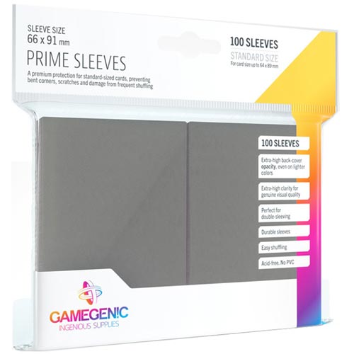 Prime Sleeves: Dark Gray (100)