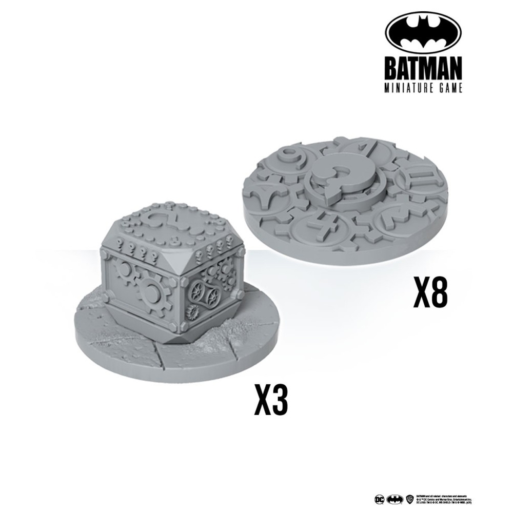 Batman Riddler Game Token Batman Miniature Game: Riddler Markers | Tabletop Miniatures ...