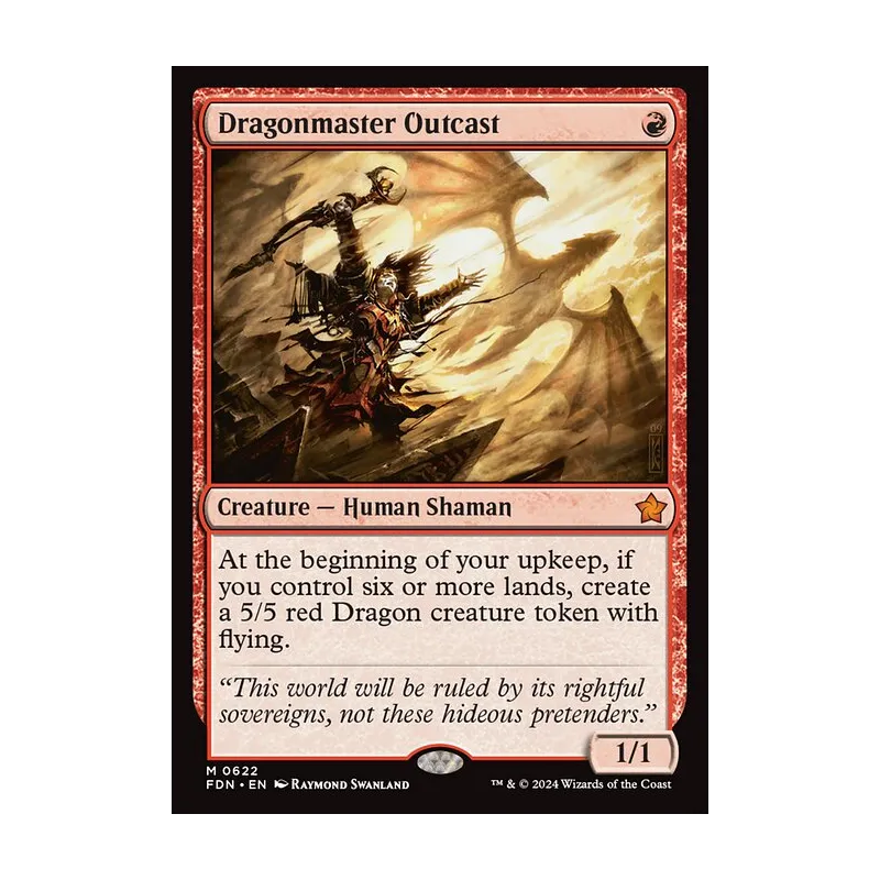 Dragonmaster Outcast - Foundations (Near Mint)