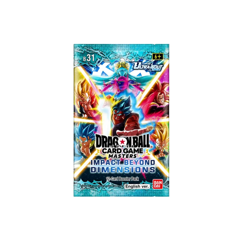 Dragon Ball Super Masters TCG: Ultra Bout 4 Impact Beyond Dimensions [B31] - Booster Pack (Preorder)