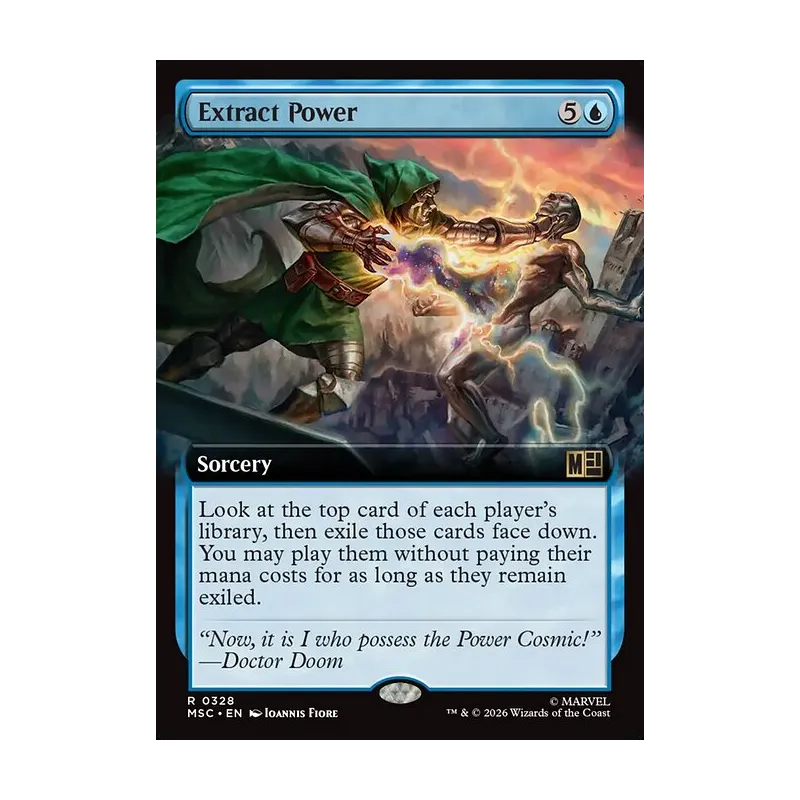 Extract Power (Extended Art) - Marvel Super Heroes Commander (Near Mint)