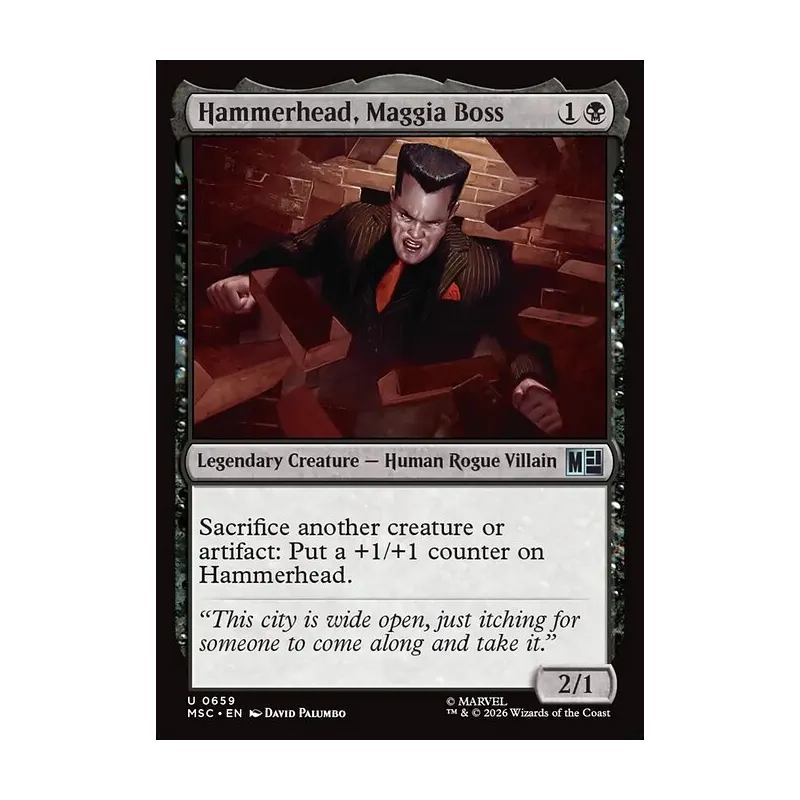 Hammerhead, Maggia Boss - Marvel Super Heroes Commander (Near Mint)