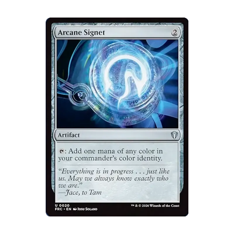 Arcane Signet - Reality Fracture Commander (Near Mint)