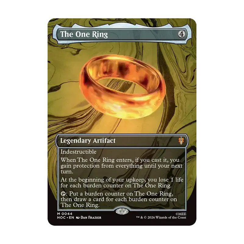 The One Ring (Borderless) - The Hobbit Eternal (Near Mint)