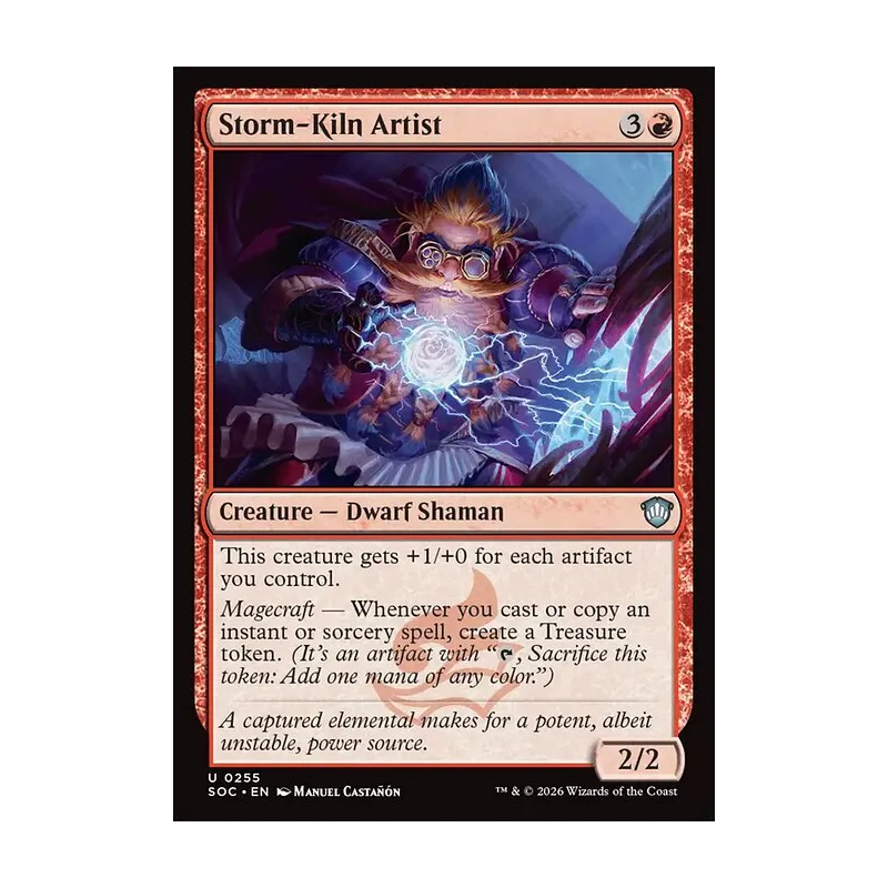 Storm-Kiln Artist - Secrets of Strixhaven Commander (Near Mint)