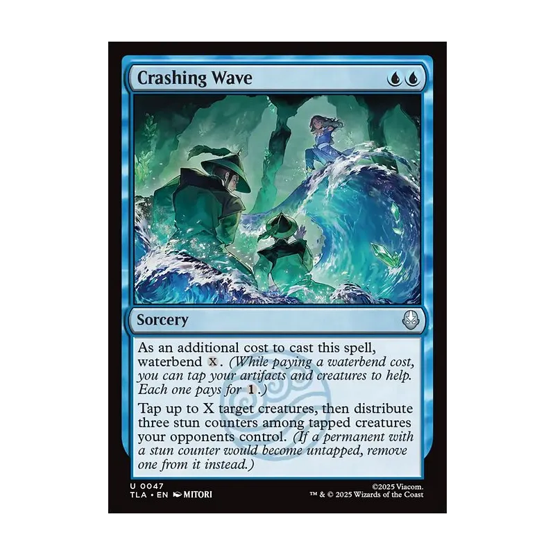 Crashing Wave - Avatar: The Last Airbender (Near Mint)
