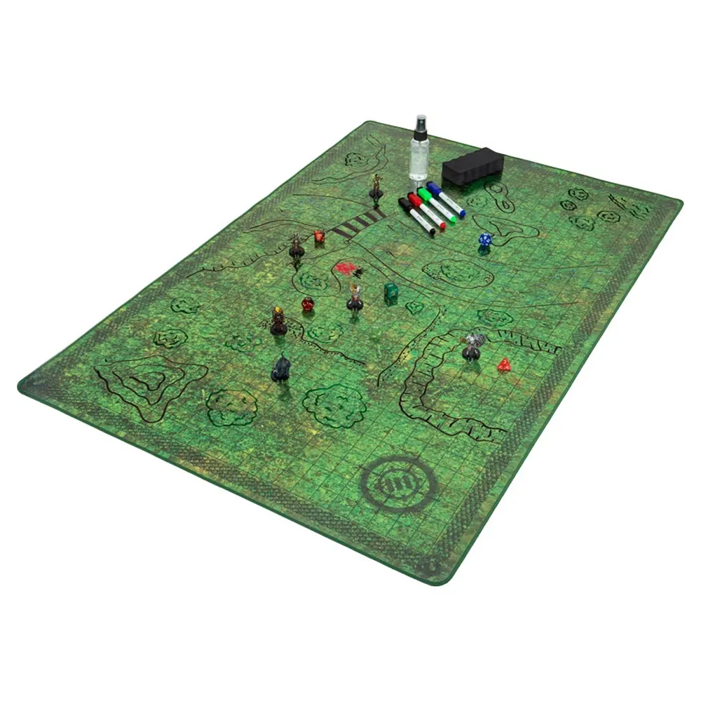 AP ENHANCE Tabletop Deluxe Rubber Rpg Grid Mat Campaign Kit - Grass (Preorder)