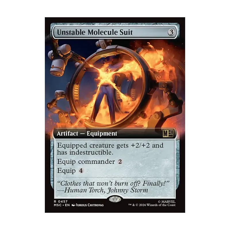 Unstable Molecule Suit (Extended Art) - Marvel Super Heroes Commander (Near Mint)