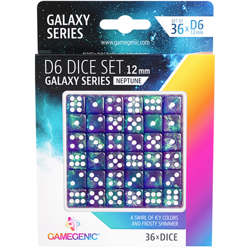 Galaxy Series 12mm d6 Set: Neptune (36) | Accessories | Miniature Market