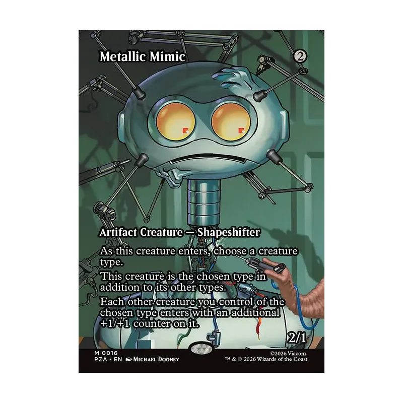 Metallic Mimic (Borderless) - Teenage Mutant Ninja Turtles Source Material (Near Mint)