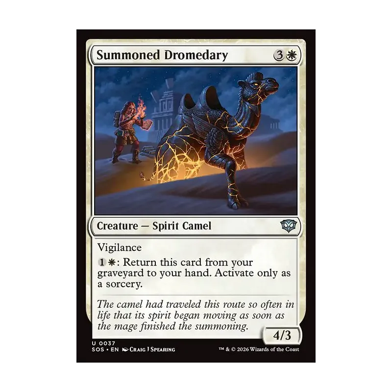Summoned Dromedary - Secrets of Strixhaven (Near Mint)