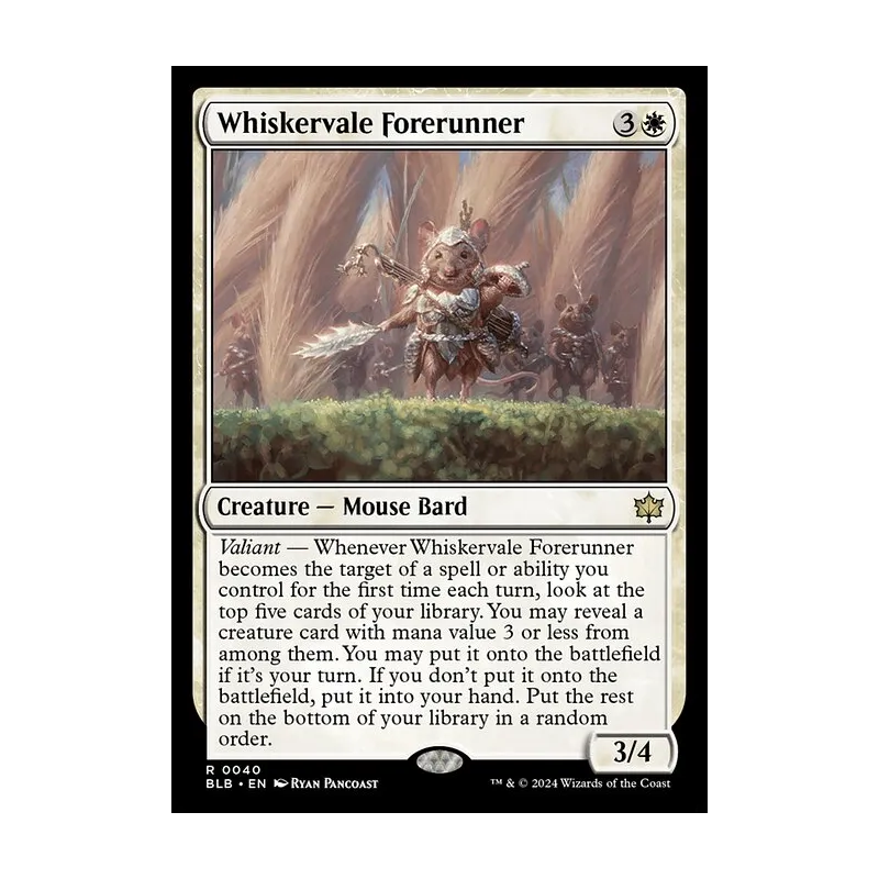 Whiskervale Forerunner - Bloomburrow (Near Mint)