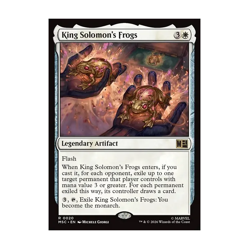 King Solomon's Frogs (Surge Foil) - Marvel Super Heroes Commander (Foil Near Mint)