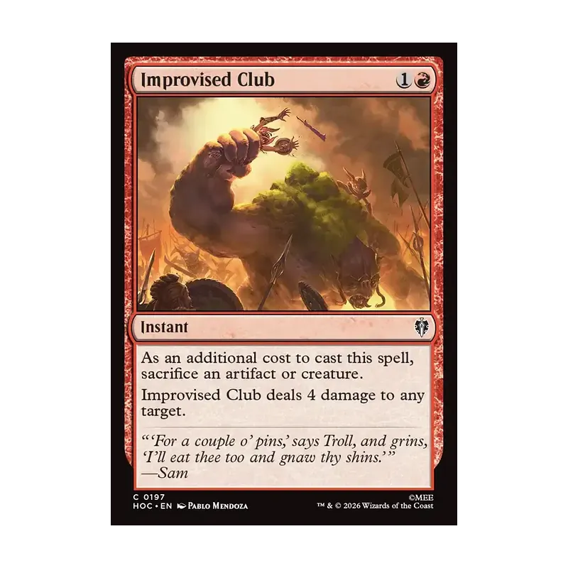 Improvised Club - The Hobbit Eternal (Near Mint)