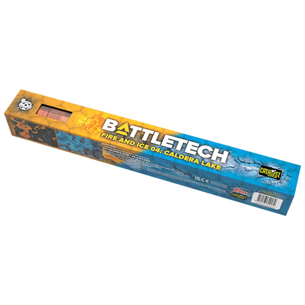 Battletech BattleMat: Fire & Ice 04 - Caldera Lake (22 x 36in) (Preorder)