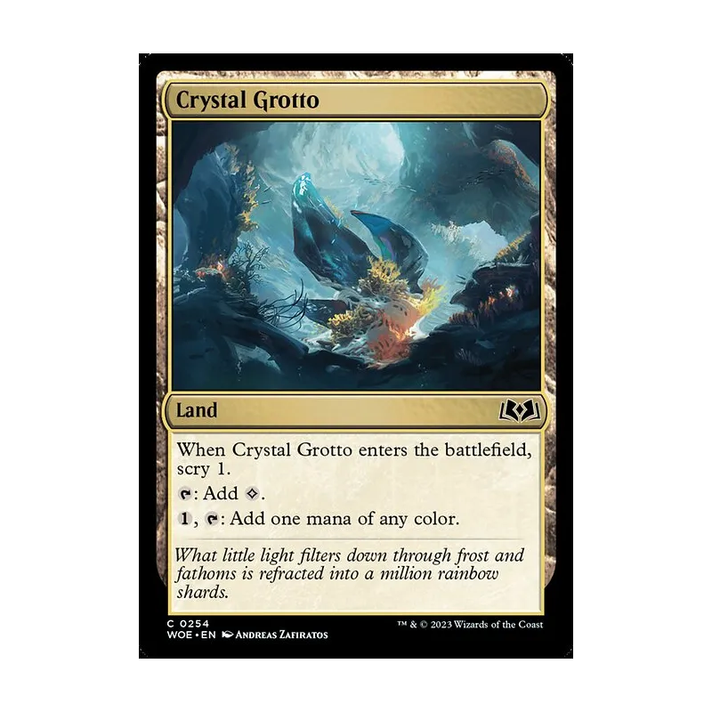 Crystal Grotto - Wilds of Eldraine (Near Mint)
