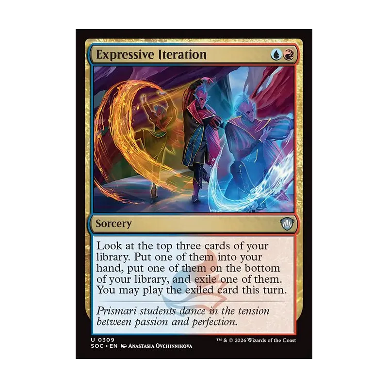 Expressive Iteration - Secrets of Strixhaven Commander (Near Mint)