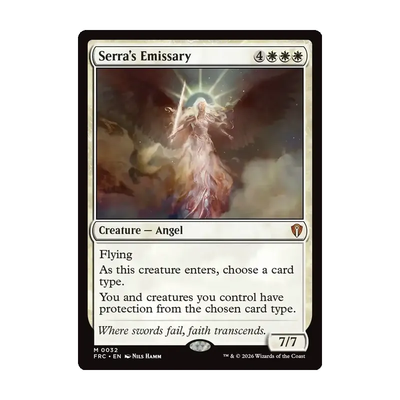 Serra's Emissary - Reality Fracture Commander (Near Mint)