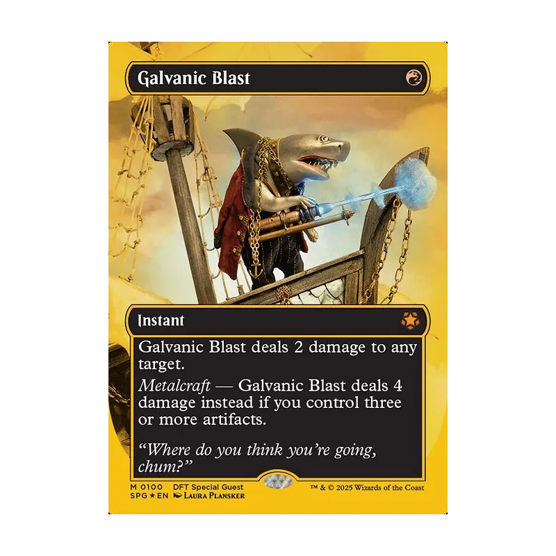 Galvanic Blast (Borderless) (First-Place Foil) - Special Guests (Foil Near Mint)