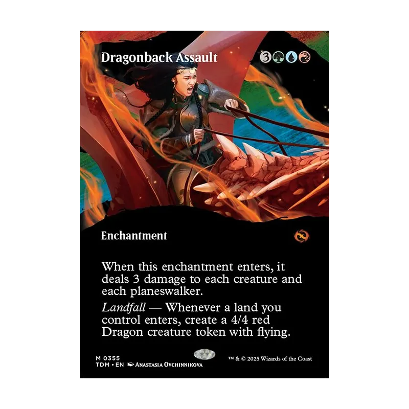 Dragonback Assault (Borderless) - Tarkir: Dragonstorm (Near Mint)