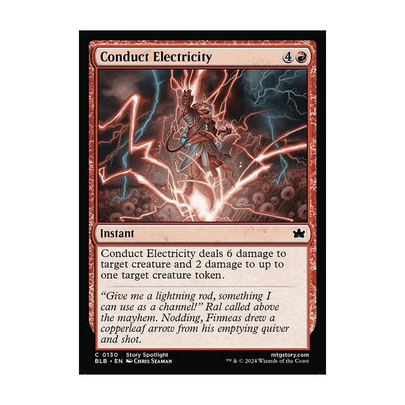 Conduct Electricity - Bloomburrow (Near Mint)