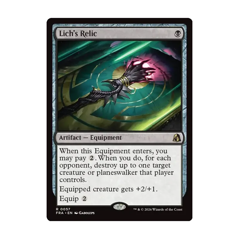 Lich's Relic - Reality Fracture (Near Mint)